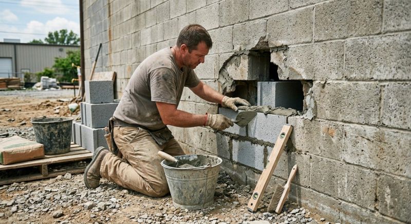 Block Masonry Repair in Mckinney, TX