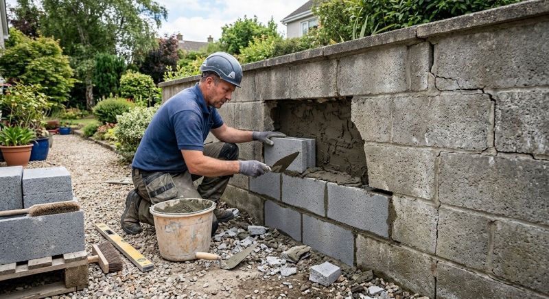 Block Wall Repair in Mckinney, TX