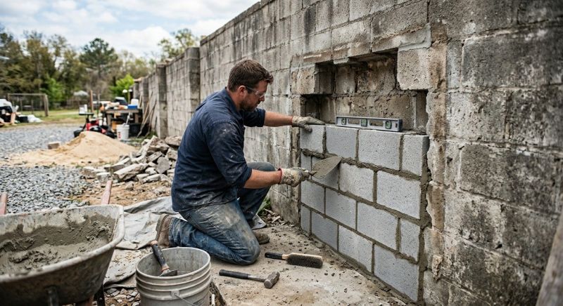 Block Wall Repair in Plano, TX