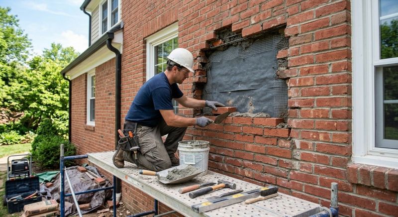 Brick Flatwork Repair in Allen, TX