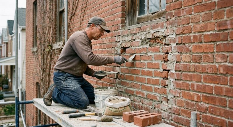 Brick Repair in Van Alstyne, TX