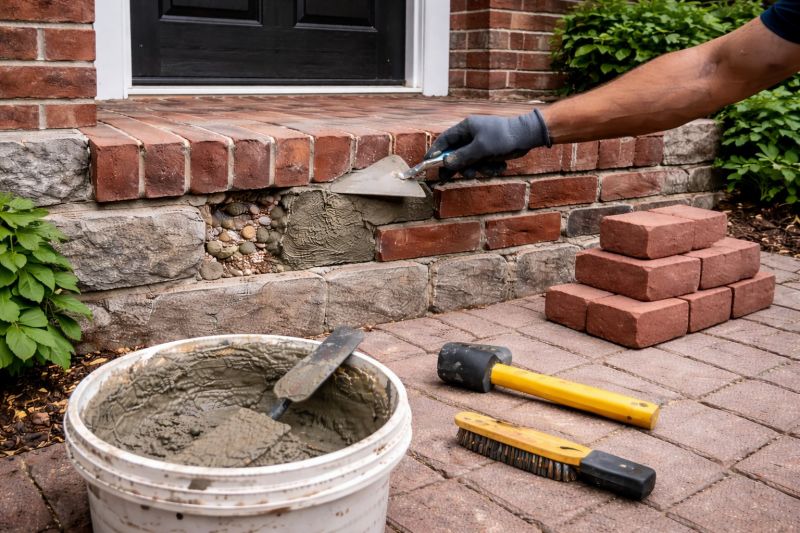 Brick Steps Repair in Mckinney, TX
