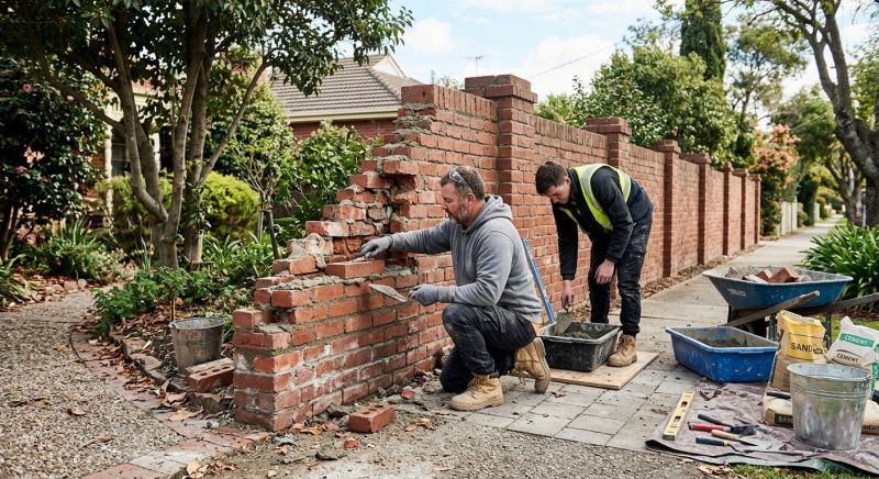 Brick Wall Repair in Prosper, TX