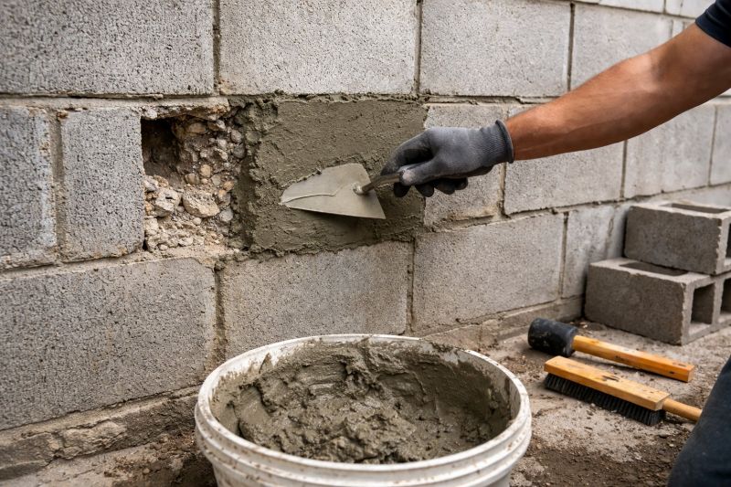 Concrete Block Repair in Allen, TX