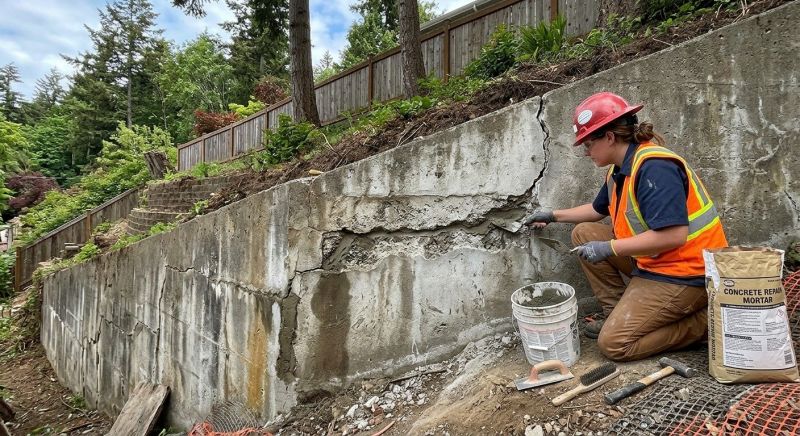 Retaining Wall Repair in Addison, TX