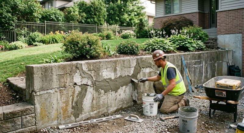 Retaining Wall Repair in Plano, TX