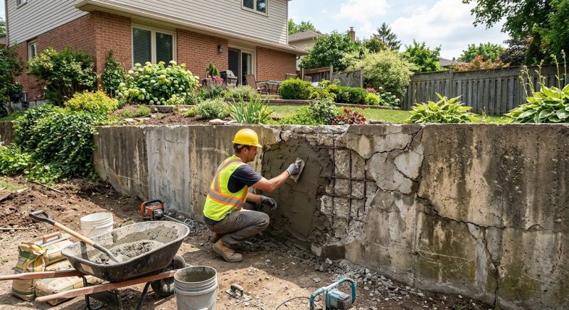 Retaining Wall Repair in Rockwall, TX