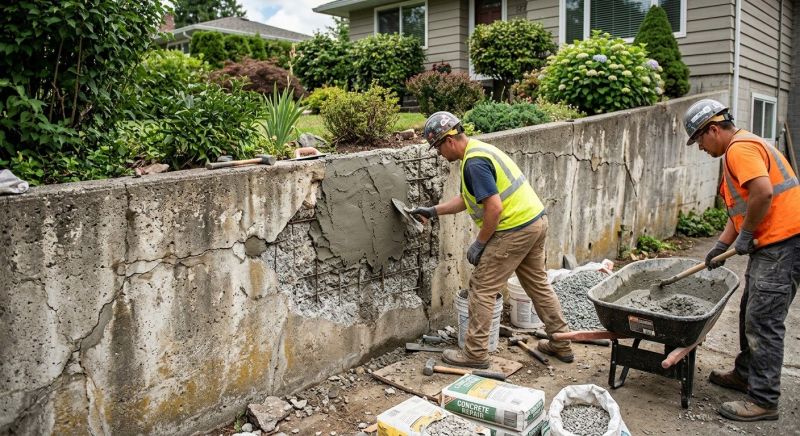 Retaining Wall Repair in Van Alstyne, TX