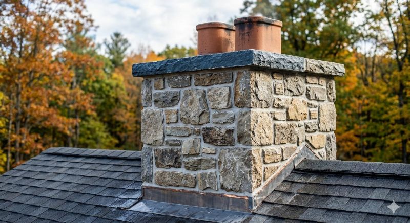 Stone Chimney Installation in Princeton, TX