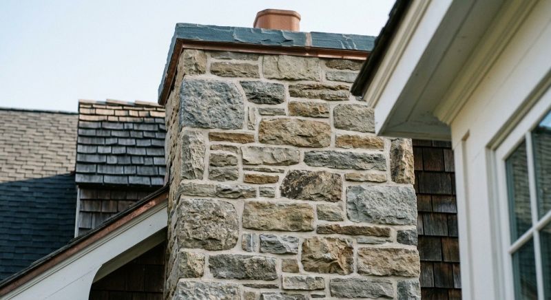 Stone Chimney Installation in Rockwall, TX