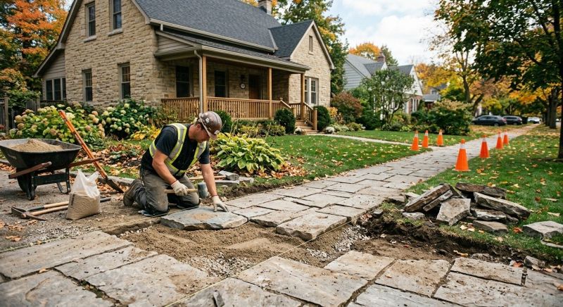 Stone Driveway Repair in Mckinney, TX
