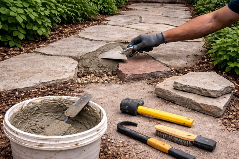 Stone Driveway Repair in Mckinney, TX