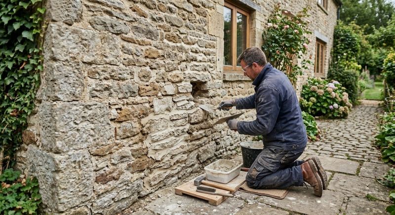 Stone Masonry Repair in Lewisville, TX
