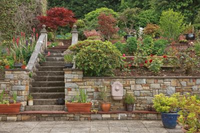 Stone Wall Repair in Flower Mound, TX
