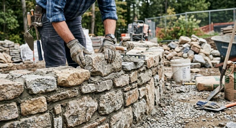 Stonework Installation in Mckinney, TX